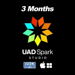 UAD Spark Studio 65+ plug-ins for 3 months QUICKLY