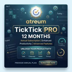 TickTick PRO Подписка на 12 месяцев (Активация на ваш аккаунт) | Mila