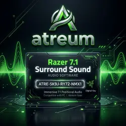 Лицензионный ключ активации Razer 7.1 Surround Sound | Mila