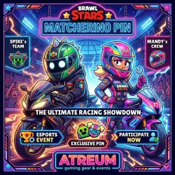 Автовыдача | Brawl Stars Matcherino Pin — Спайк в шлеме / Мэнди в шлеме | Все регионы |Mila