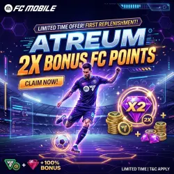 Пополнение FC Mobile — Двойные FC Points (2X) при первой покупке |Mila