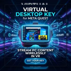 Лицензионный ключ Virtual Desktop для VR-очков Meta / Oculus Quest — Ключ активации | Mila