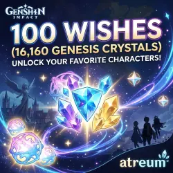 Genshin Impact — 100 Молитв (Wishes) / 100 Круток — Пополнение счета |Mila