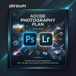 Официальная подписка Adobe Photography Plan: Photoshop + Lightroom на 28 дней | Mila