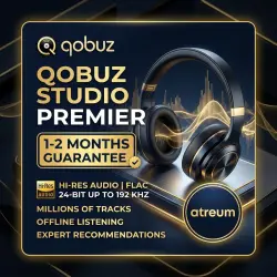 Музыкальная подписка Qobuz Studio Premier (1–2 месяца) с гарантией качества |Mila