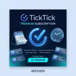 Премиум-подписка TickTick Premium на ваш аккаунт (1 / 12 месяцев) |Mila