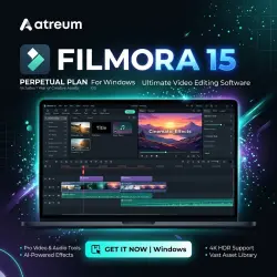 Wondershare Filmora 15 (Windows) — Вечная лицензия (Perpetual Plan) + Creative Assets |Mila