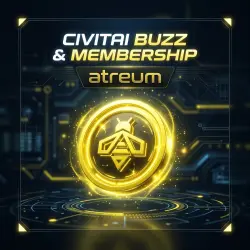 Пополнение Civitai: BUZZ Токены и Подписки Green |Mila