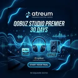 Продление подписки Qobuz Studio Premier на 30 дней | Mila