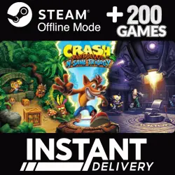Crash Bandicoot N. Sane Trilogy Steam Offline | +200 дополнительных игр | Автоматическая мгновенная