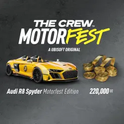 ADD-ON · Audi R8 Spyder Welcome Pack (+220,000 Crew Credits) – The Crew PS4/PS5 Ukr. UA/Turkey