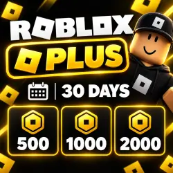 Roblox Plus 30 days | 500/1000/2000 | Any region