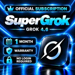 SuperGrok | 4.6 | Official 1-Month Subscription | YOUR Account | NO LOGIN REQUIRED