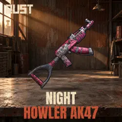 Night Howler AK47 — скин оружия в Rust, лот №260775