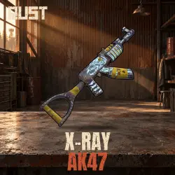 X-RAY AK47 — скин оружия в Rust, лот №260776