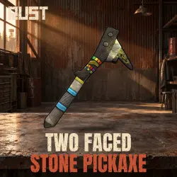 Two Faced Stone Pickaxe — скин оружия в Rust, лот №260785