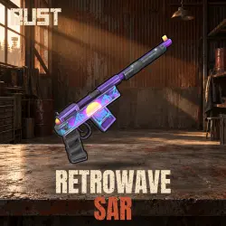 Retrowave Sar — скин оружия в Rust, лот №260798