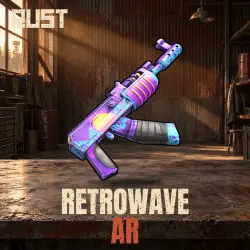 Retrowave AR — скин оружия в Rust, лот №260800