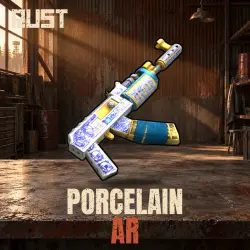 Porcelain AR — скин оружия в Rust, лот №260819