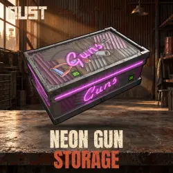 Neon Gun Storage — скин оружия в Rust, лот №260812
