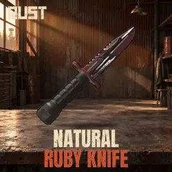 Natural Ruby Knife — скин оружия в Rust, лот №260813