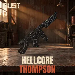 HellCore Thompson — скин оружия в Rust, лот №260839