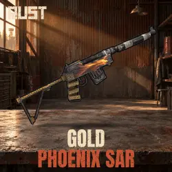Gold Phoenix SAR — скин оружия в Rust, лот №260851