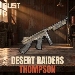 Desert Raiders Thompson — скин оружия в Rust, лот №260865