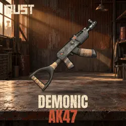 Demonic AK47 — скин оружия в Rust, лот №260867