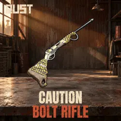 Caution Bolt Rifle — скин оружия в Rust, лот №260877