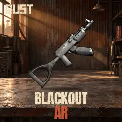 Blackout AR — скин оружия в Rust, лот №260888