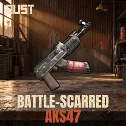 Battle-Scarred AKS47 — скин оружия в Rust, лот №260891