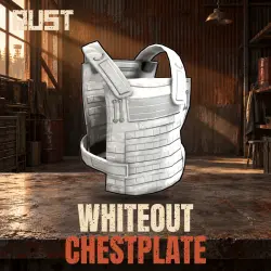 Whiteout Chestplate — скин брони в Rust, лот №260908