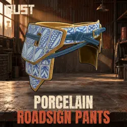 Porcelain Roadsign Pants — скин брони в Rust, лот №260922