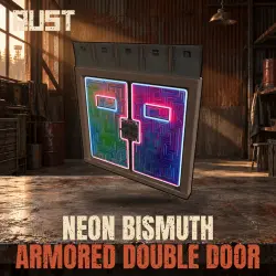 Neon Bismuth Armored Double Door — скин брони в Rust, лот №260930