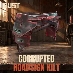 Corrupted Roadsign Kilt — скин брони в Rust, лот №278375