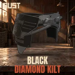 Black Diamond Kilt — скин брони в Rust, лот №260963