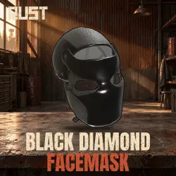 Black Diamond Facemask — скин брони в Rust, лот №260964