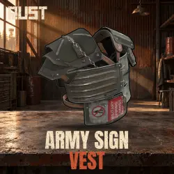 Army Sign Vest — скин брони в Rust, лот №260967