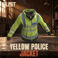 Yellow Police Jacket — скин одежды в Rust, лот №260975