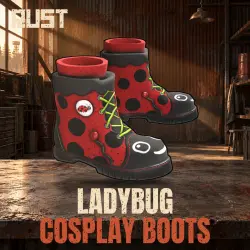 Ladybug Cosplay Boots — скин одежды в Rust, лот №261003