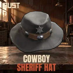 Cowboy Sheriff Hat — скин одежды в Rust, лот №261022