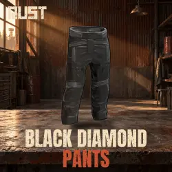 Black Diamond Pants — скин одежды в Rust, лот №261037
