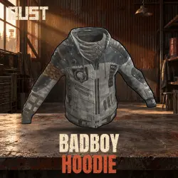 Badboy Hoodie — скин одежды в Rust, лот №261040