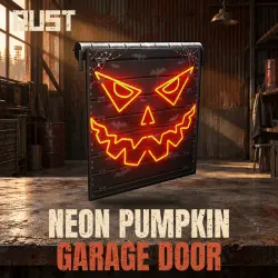 Neon Pumpkin Garage Door — скин предмета в Rust, лот №261107