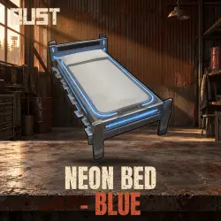 Neon Bed - Blue — скин предмета в Rust, лот №261110