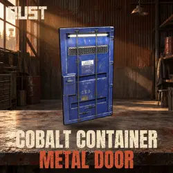 Cobalt Container Metal Door — скин предмета в Rust, лот №261154
