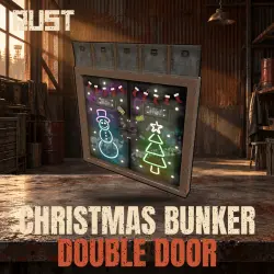 Christmas Bunker Double Door — скин предмета в Rust, лот №261157