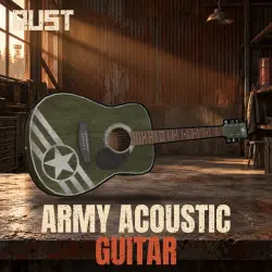 Army Acoustic Guitar — скин предмета в Rust, лот №261177