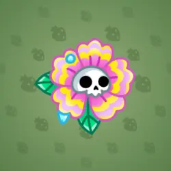 NFT Skull Flower Pink Caprice